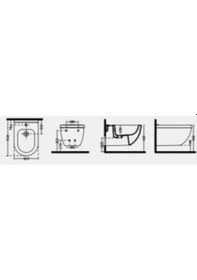 Resim Dura Zeugma Asma Klozet Kanallı ve Duroplast Yavaş Kapanır Kapak 