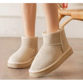 Resim Alvinsu Shoes Kadın Krem Süet Bot 
