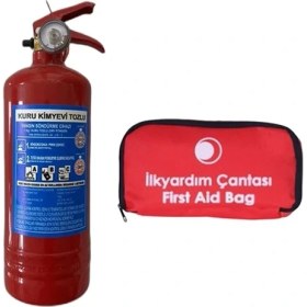 Resim Halidi Trafik Ilkyardım Seti Yangın Tüpü Boyunluk Oto Muayene Seti 