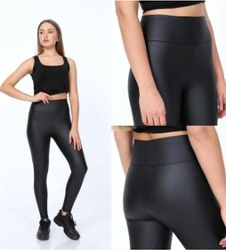 Resim Çilek Accessories Kadın Siyah Mucize Deri Termal Taytmat Siyahm Siyah 