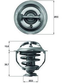 Resim MAHLE TX11795D | Termostat 95°C 09-15 Passat-Jetta 2.0Tsi 