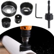 Resim 6 Parça Demir Ahşap Alçıpan Delme Buat Açma Seti (4887) 