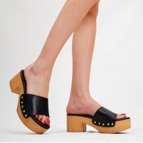 Resim DaphneSandals Hakiki Deri Kadın Topuklu Terlik- Tk04 