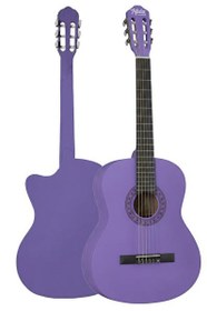 Resim Midex CG-270PRP Mor Renk Klasik Gitar 4/4 Yetişkin Boy Sap Ayarlı Full Set 