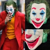 Resim Joaquin Phoenix Joker Maskesi Yeşil Saçlı 