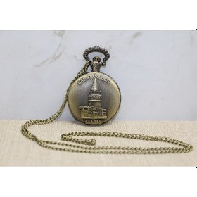 Resim Galata Kulesi Tasarımlı Köstekli Saat - 9017495269462drvs 