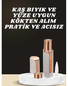 Resim Znv Zenvia Mey İthalat Kaş Bıyık Ve Yüz Epilasyon Aleti Ve Titreşimli Yüz Temizleme Masaj Aleti İkili S 