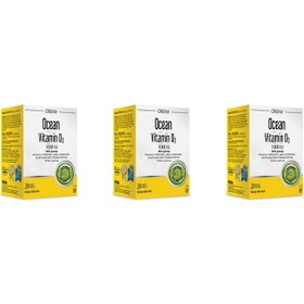 Resim Ocean Vitamin D3 1000 Iu Sprey 20 Ml 3'li Paket 