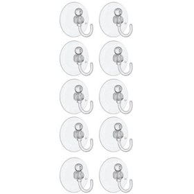 Resim Genel Markalar Vantuzlu Öpücük Askılıklı Kancalı 3 Cm 100 Adet 1 Paket 