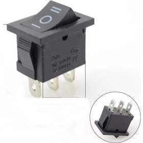 Resim Ic-123A Mini Işıksız Yaylı Anahtar Mom-Off-Mom 5 Adet 