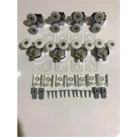 Resim Meva Grup Duşakabin Tekerleği Cam Kabin Tekeri Rulman Metal Gövdeli 