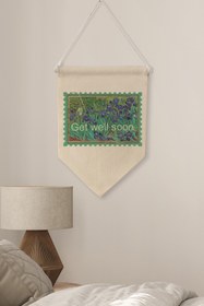 Resim Oturma Odası Pinterest Duvar Dekoru, Van Gogh Sanat Serisi, Kanvas Flama Askılı Duvar Örtüsü NO:413 - Renkli - 3 / 21 x 30 