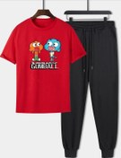Resim uyguntarz Unisex Gumball Baskılı 2'li Eşofman Takımı 
