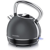Resim Arendo Retro Su Isıtıcısı 1.7l, 2200W, Kireç Filtresi, Paslanmaz Çelik, Otomatik Kapanma 