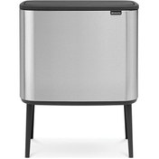 Resim Dokunmatik Çöp Kovası 36 Lt. Inox Gri 