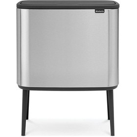 Resim Dokunmatik Çöp Kovası 36 Lt. Inox Gri 