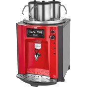 Resim Remta 3 Demlikli 40 Lt Premium Jumbo Çay Makinesi Kırmızı - DE10P 