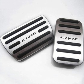 Resim Nil Avm Honda Civic Fk7 Fc5 Fe1 Crv Accord 2016-2026 Uyumlu Geçme Cvt Otomatik Pedal Seti 2 Parça Siyah Krom 