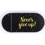 Resim Funsylab Kamera Kapatıcı Never Give Up Siyah 
