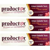 Resim Prodoctor Erken Hamilelik Testi 3 Adet 