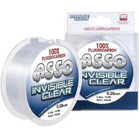 Resim Asso - Invısıble Clear Florokarbon Misina 0,30 MM - Standart 