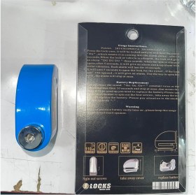 Resim Locks Alarmlı Motosiklet Disk Kilidi Alarm (Mavi) FS8305 Disk Kilit 