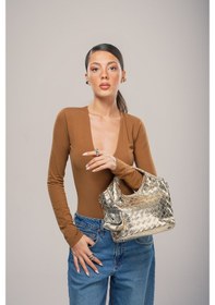 Resim Ççs Kadın Omuz Çantası Ccs17917 Altın 