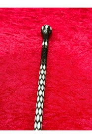 Resim Sedef Topuz Başli Baston,asa,baston,hediyelik Eşya, Ortapedik Baston 