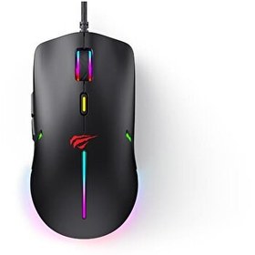 Resim Gamenote MS1031 RGB Gaming Yüksek Hassasiyetli Siyah Oyuncu Mouse 