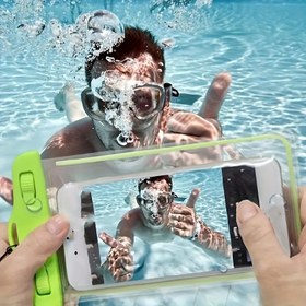 Resim Kokusuz Ekstra Büyük Boy Kaliteli Akıllı Telefon Kılıfı - Suya Dayanıklı! Su Altı Aktiviteleri, Plaj, Yüzme ve Rafting İçin İdeal—Hayatınızın Güzel Anlarını Yakalayın. Dört Mevsim Kullanımına Uygun 