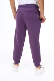 Resim Toontoy Kız Çocuk Baskılı Beli Paçası Lastikli Cepli Basic Jogger Eşofman Altı 3 İplik Şardonlu 