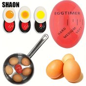 Resim SHAON Yumurta Zamanlayıcı - Renk Kodlu Sert/Yumuşak Haşlanmış Yumurtalar için 0-10 Dakika Görsel İndikatörlü, Taşınabilir Mutfak Aleti Ev, Karavan, Kamp ve Restoranlar (& s) 