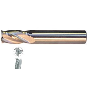 Resim Fett 14mm Mastercut Standart Sert Metal 3 Ağızlı Karbür Parmak Frezesi 