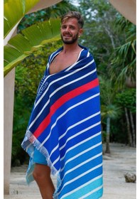 Resim Ocean Reef Flame, 100x180 Cm, Taşıma Çantalı, Doğa Dostu, Plaj Havlusu Reef Flame 