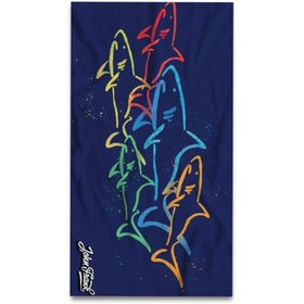 Resim John Frank Plaj Havlusu JFSSTW07-SPRAY SHARK (JFSSTW07-SPRAY SHARK) 