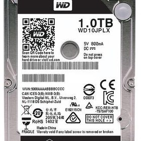 Resim Wd Black Wd10Jplx 2.5" 1 Tb 7200 Rpm Hard Disk Drive 9.5mm 