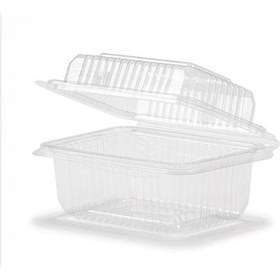 Resim TiriStore Tiri Store Kapaklı 1500 cc Yüksek Kapak Sızdırmaz Plastik Kap 300 Adet Şeffaf 