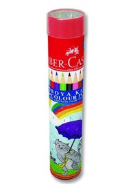 Resim Faber Castell Tam Boy Boya Kalemi 12 Renk (metal Tüp) 116512 