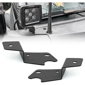 Resim Sant Kuee 2021 2022 2023 LED Işık Çubuğu Montaj Braketi Aksesuarları Için A Sütunu Işık Çubuğu Braketleri (Yurt Dışından) 