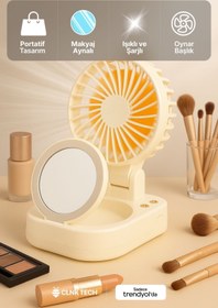 Resim Kitchen Time Yenilenmiş 3'ü 1 Arada Nemlendirici Vantilatör,buzlu Klima ,gece Lambası Ve Soğuk Buz Masa Tipi Fan 