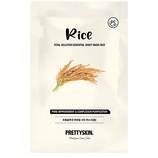 Resim Prettyskin Total Solution Essential Sheet Mask - Rice 23 g 