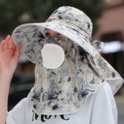 Resim Kadınlar için yazlık geniş kenarlı katlanabilir çiçek desenli şapka - Plaj, seyahat ve açık hava yürüyüşü için hafif ve nefes alabilen güneş şapkası, toggle kapanışlı şık aksesuar, ilkbahar/yaz şapkası | Çiçek desenli şapka | Hafif tasarım 