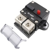 Resim 80a Otomatik Devre Kesici Araç Ses Sigorta Tutucu Güç Sigortası Otomatik Anahtar Siyah 