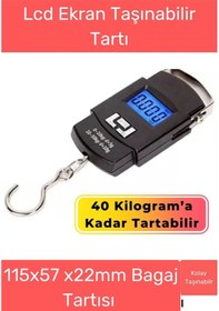 Resim Özel Üretim Lcd Ekran Bavul Ağırlık Tartı Dijital Çok Amaçlı Taşınabilir Bagaj Tartısı Max 40 Kg Çok Renkli 