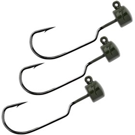 Resim 10 adet Yüksek Kaliteli Şemsiye Başlı Kancalar 3.5g 5g 7g - Yumuşak Yemler için Dikenli Jighead Kancalar Seti - Mükemmel Levrek Balıkçılığı Takımı - Dayanıklı ve Çok Yönlü 