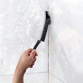Resim 1 adet Derin Fayans Arası & Çatlak Temizleme Fırçası, Küvet ve Mutfak için Tümüyle Döşeme Arası Aracı, Elektriksiz Reçine Kıllı Fırça, Ev Temizlik Malzemeleri, Temizlik Malzemeleri, Aletler, Okula Hazır 
