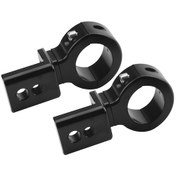 Resim Symbee 2 Adet Motosiklet Spot Işığı Montaj Braketi, Alüminyum Sürüş Farı Koruma Braketi, 20-32mm Çubuk Uyumlu 
