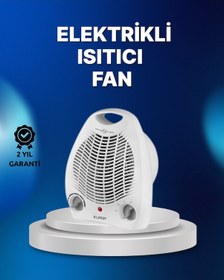 Resim Mini Elektrikli Isıtıcı - 2000w Güç, Fanlı Isıtma, 3 Isı Modu 
