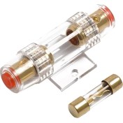 Resim Sharplace Araba Oto Stereo Ses Inline Agu Sigorta Tutucu 4/8 Ölçer + 100A Sigorta 