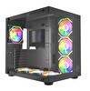Resim Gametech Prime V3 Tuş Kontrollü RGB 7x120 MM Fan Oyuncu Bilgisayar Kasası 